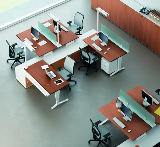Büro-Tischsystem "Idea+ Ypsilon" von Quadrifoglio