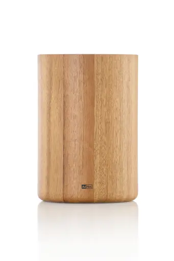 AdHoc Wein-Sekt-Champagnerkühler Akazienholz Edelstahl