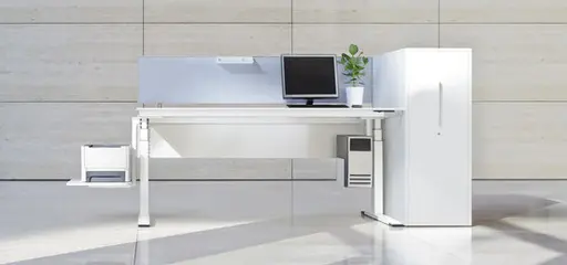 Büro-Einzeltisch "Stage" von Vario