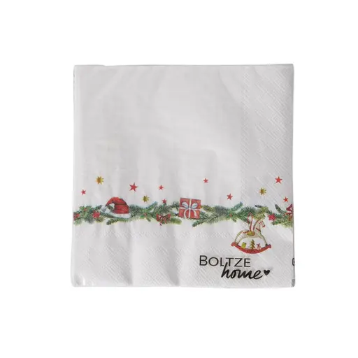 Servietten Weihnachten 20tlg. Winter weiß sort.