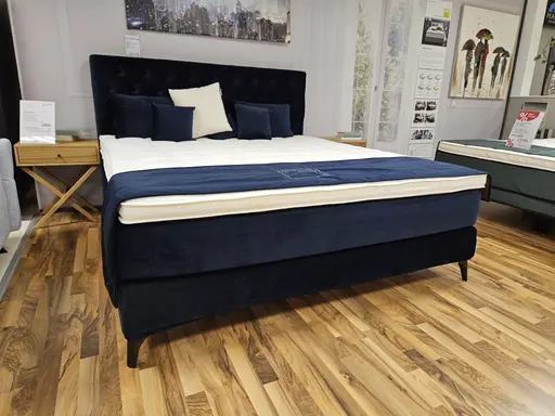 Boxspringbett incl. Topper Belina Global Dark Blue