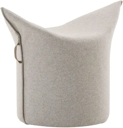 Hocker "ZIPFEL" von Werther (hellgrau)