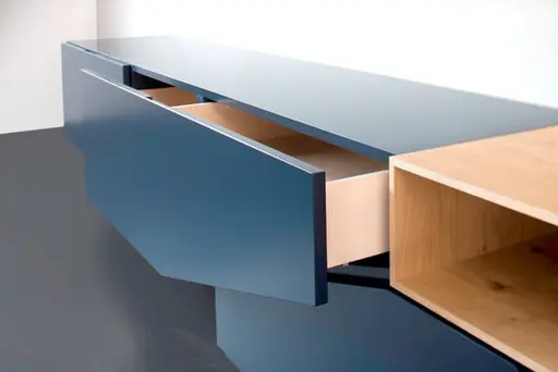 Wohnwand "Cut X" von Sudbrock