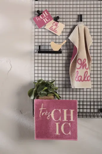 Frottiertuch 30 x 50 cm Oh lala