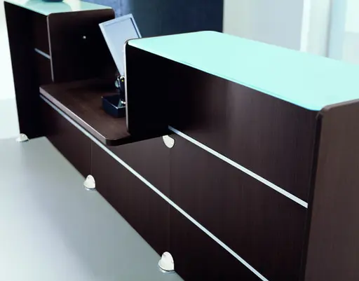 Empfangstisch "Reception Glass" von Quadrifoglio