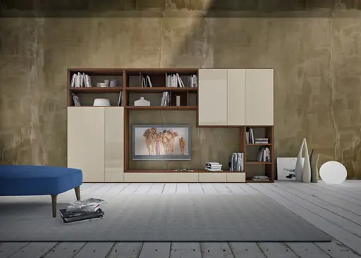 Schrank "Pari & Dispari" mit Drehtüren von Presotto