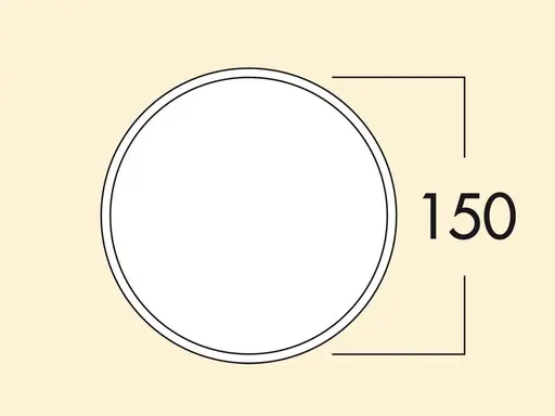 NABER COMPAIR® Flow Star GTS 150 Mauerkasten Ø150 mm (Rundrohranschluß)