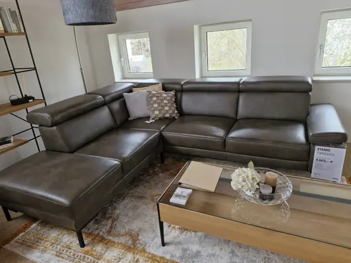 Natura Polsterecke Hudson Leder 230 x 271 cm