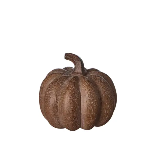 Deko Kürbis dunkelbraun