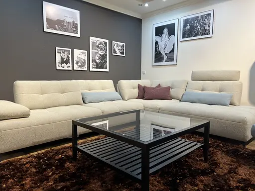 Polstergarnitur Contur Comodo Stoff Crumble Silky