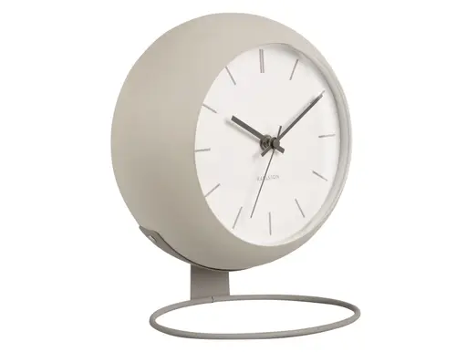  Karlsson Tischuhr Nirvana Globe warm grey