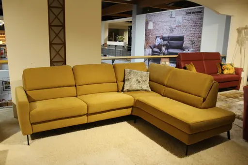 Golbal Polstergarnitur Valera Stoff Simply Clean Curcuma 257 x 205 cm