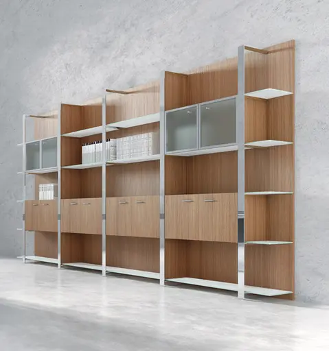 Büroregalsystem "Boiserie" von Quadrifoglio