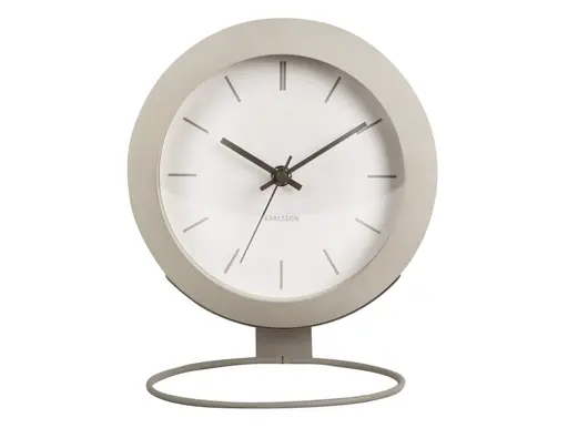  Karlsson Tischuhr Nirvana Globe warm grey