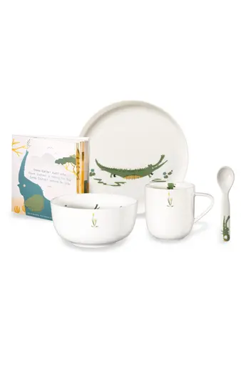ASA Kindergeschirr Set 5tlg. croco krokodil
