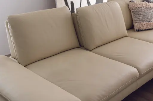 Polsterecke Contur Collina Leder L50 Ecru 324 x 171 cm 