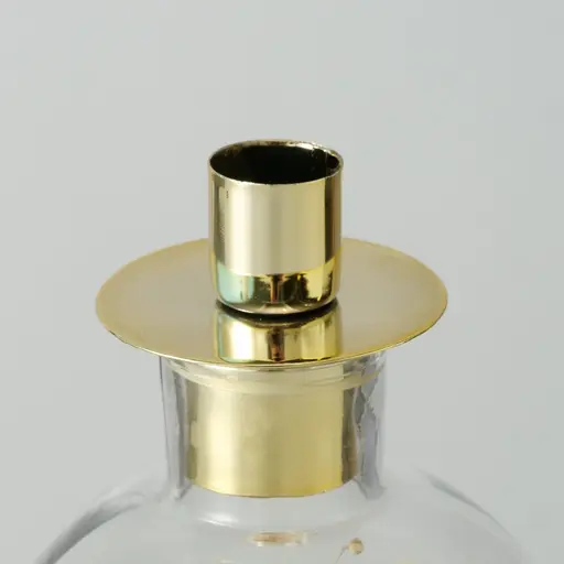 Kerzenleuchter NOVARA mit Trockenblumen Deko Vintage