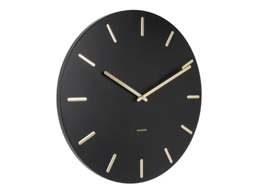 Karlsson Wanduhr Charm black