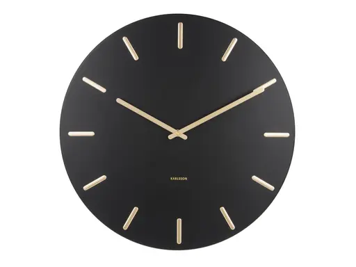 Karlsson Wanduhr Charm black