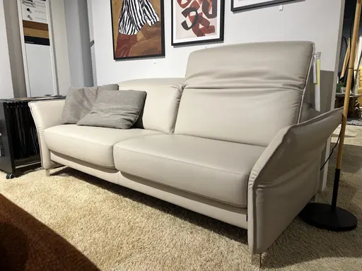 Erpo Avantgarde Leder Pearl 2,5 Sitzer Sofa