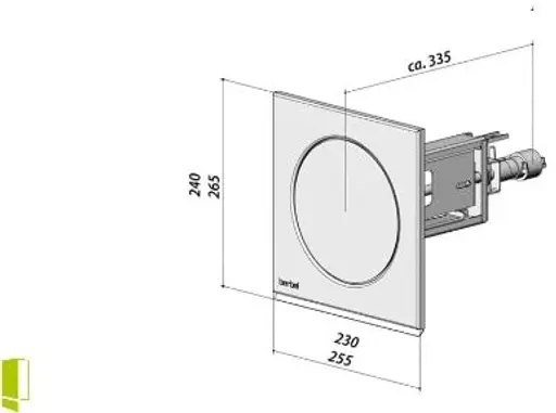 berbel Mauerkasten ferngesteuert BMK-F 150 1001330