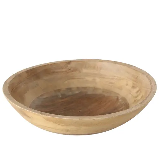 Deko Holzschale Michel groß Schale aus Mangoholz 44 cm 