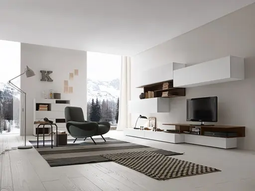 Wohnwand "I-modulART" von Presotto