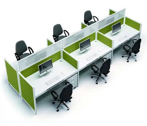Büro-Tischsystem "X4" von Quadrifoglio