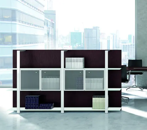 Büroregalsystem "Boiserie" von Quadrifoglio