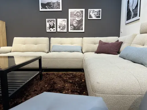 Polstergarnitur Contur Comodo Stoff Crumble Silky