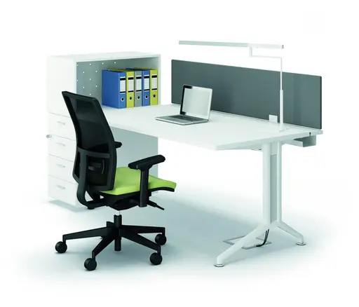 Büro-Einzeltisch "X2" von Quadrifoglio