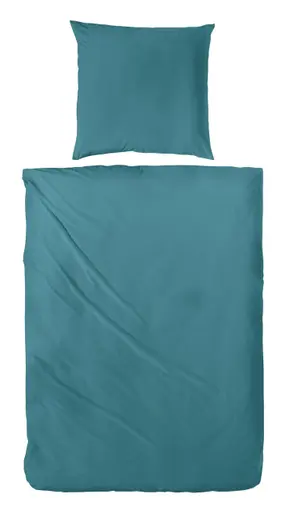 Luxus Satin-Bettwäsche,155x220cm, Smaragd