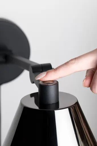 Wandlampe Lub schwarz Wandleuchte Vintage 