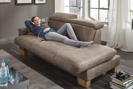 Recamiere und Sofa 2 sitzig Modell Lido