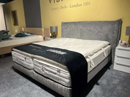 Boxspringbett Contur 2700 Stoff Oxford 805 ca. 180x 200 cm