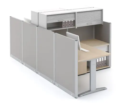 Bürotrennwand "CUBIC WALL" von MDD