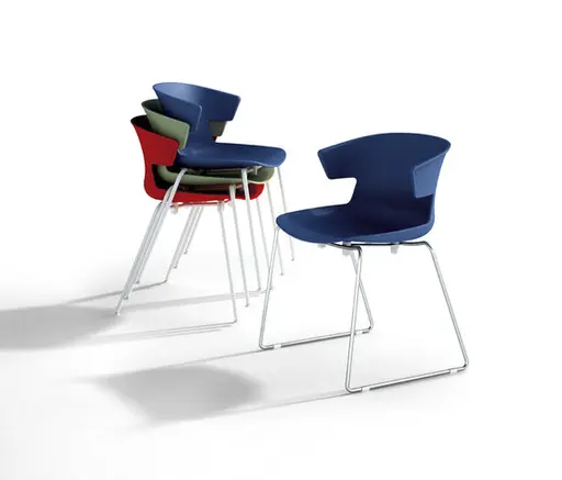 Konferenzstuhl "Cove sled base" von Quadrifoglio