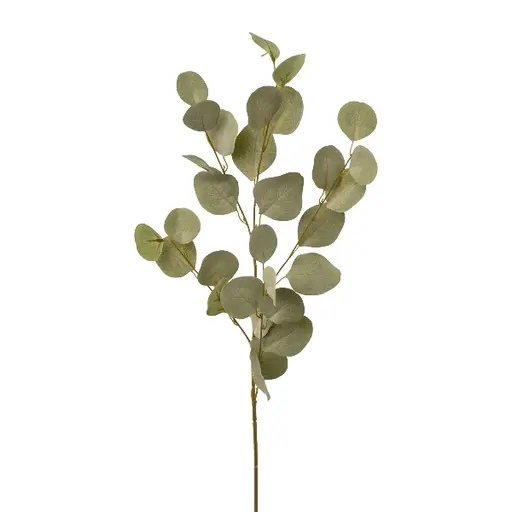 Eukalyptuszweig 90 cm grau Kunstpflanze Deko Eukalyptus 