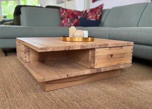 Couchtisch Global Cabrera Astbuche massiv