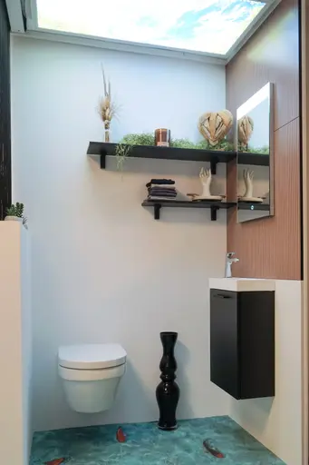 Badplanung Structura - Eiche Nero NB/Schwarz