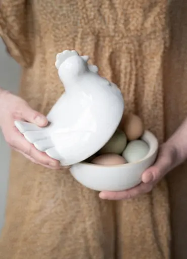 Dose Huhn weiß