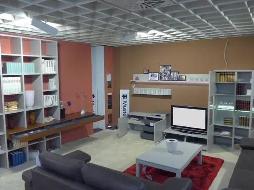 Wohnwand Musterring Kara  Lackiert Cameo