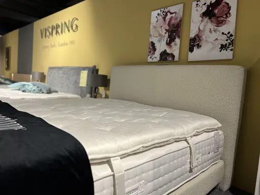 Boxspringbett Contur 4600 Stoff Boucle Copenhagen ca. 180x200 cm