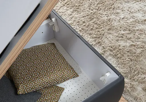 Inkl. gelochter Bodenplatte für optimale Luftzirkulation