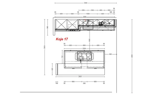 Einbauküche Cascada