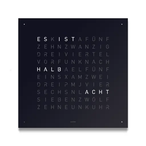 QLOCKTWO CLASSIC BLACK PEPPER