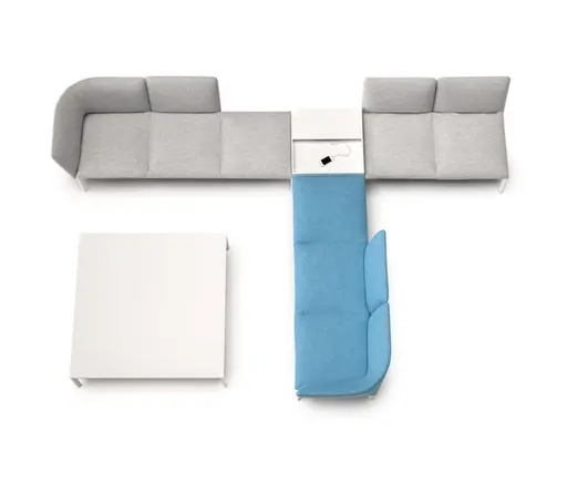 Modulare Sitzmöbel "Add bench system" von LaPalma