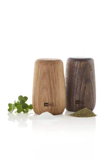 AdHoc Pfeffer- und Salzstreuer Eiche geölt 2er Set