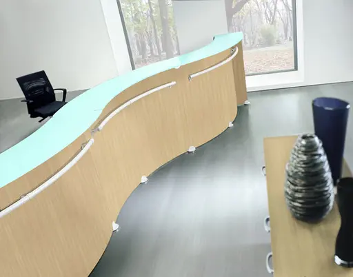 Empfangstisch "Reception Glass" von Quadrifoglio