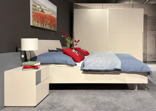 Schlafzimmer Contur 0500 Weiß matt Komplett Set